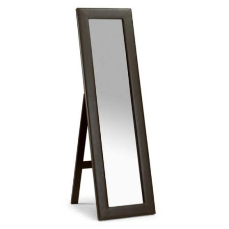 Julian Bowen Vienna Upholstered Rectangular Cheval Mirror