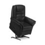 Julian Bowen Riva Riser Recliner Armchair in Black
