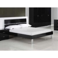 Lina Bed in Black