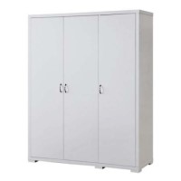 LPD Luna 3 Door Wardrobe in White