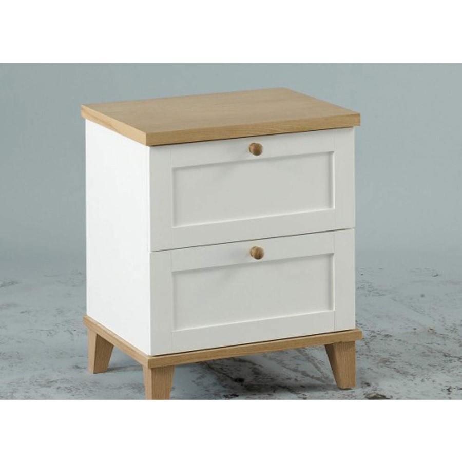 LPD Boston 2 Drawer Bedside Chest