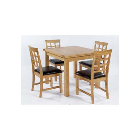 LPD Hudson Oak Extending Dining Set