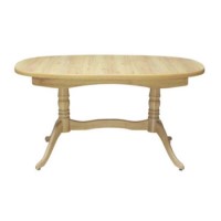 Caxton Furniture Driftwood Extending Oval Dining Table in Oak