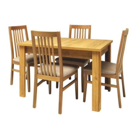 Caxton Furniture Strand Dining Table in Oak - Furniture123