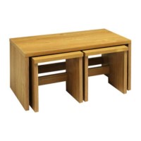 Caxton Furniture Strand Long Nest Of Tables in Oak
