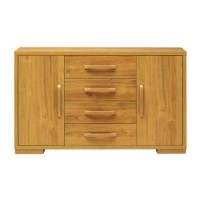 Caxton Furniture Strand 2 Door 4 Drawer Sideboard in Oak