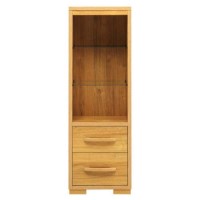 Caxton Furniture Strand Small Display Cabinet in Oak