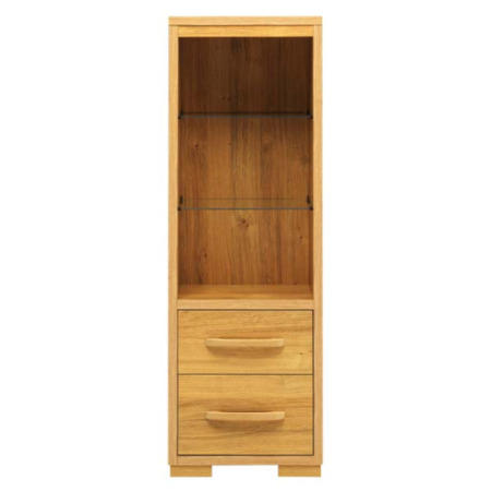 Caxton Furniture Strand Small Display Cabinet in Oak