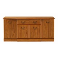 Caxton Furniture Tennyson 4 Door 1 Drawer Sideboard in Teak