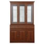 Caxton Furniture Lincoln 3 Glazed Door Display Cabinet in Cherry