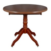 Caxton Furniture Lincoln Extending Round Dining Table in Cherry