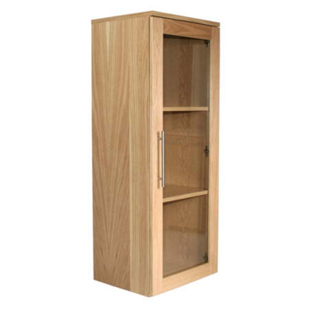 Alphason Designs Oakwood Glazed Bookcase