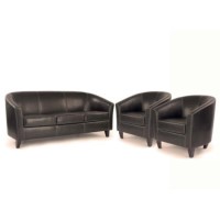Eliza Tinsley Nash Brown 5 Seater Contract Reception Furniture Set