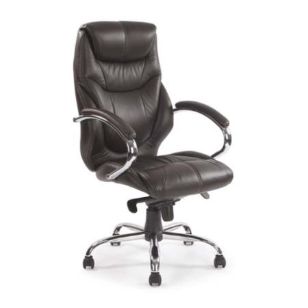 Eliza Tinsley Pennsylvania Leather Faced Executive Chair - brown