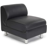 Eliza Tinsley Damian Leather Faced Reception Chair
