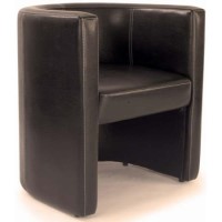Eliza Tinsley Neal Brown Reception Tub Chair