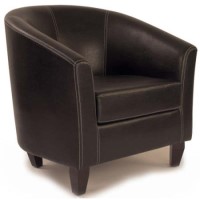 Eliza Tinsley Nash Dark Brown Contract Reception Tub Chair