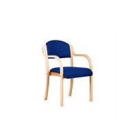 Eliza Tinsley Lydia Stackable Contract Reception Armchair - blue