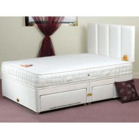 Sweet Dreams Lavender Platform Divan and Memory Pocket 1200 Mattress - single