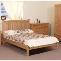 Sweet Dreams Ripon Solid Oak Bed Frame - double