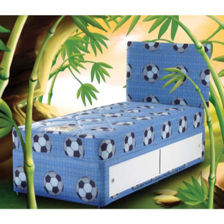 Sweet Dreams Goal Kids Divan and Mattress - small junior platform