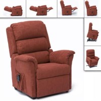 Restwell Nevada Riser Recliner in Terracotta