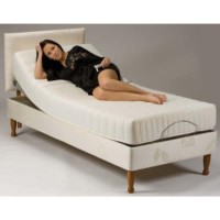 Restwell Devon Adjustable Bed Set without Headboard - small single with reflex foam mattress