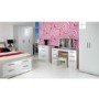 Knightsbridge High Gloss 2 Drawer 2 Door Wardrobe in White