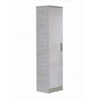 Hatherley High Gloss 1 Door Wardrobe in White - 