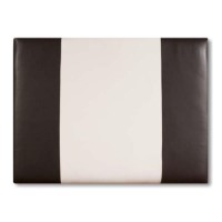 Joseph Alina Faux Leather Wallboard - double in black/white/black