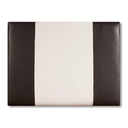Joseph Alina Faux Leather Wallboard - double in black/white/black