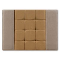 Joseph Madeline Beige and Gold Hessian Button Wallboard - small double