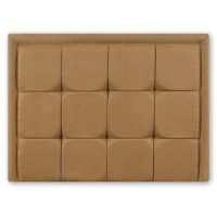 Joseph Clint Rounded Edge Button Hessian Wallboard - superking in gold