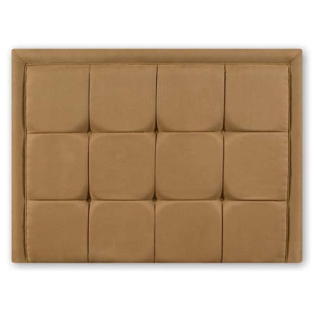 Joseph Clint Rounded Edge Button Hessian Wallboard - superking in gold