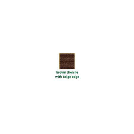 Joseph Millie Rounded Edge Headboard - small single in brown with beige edge