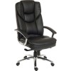 Teknik Office Claude Leather Faced Executive Chair in Black