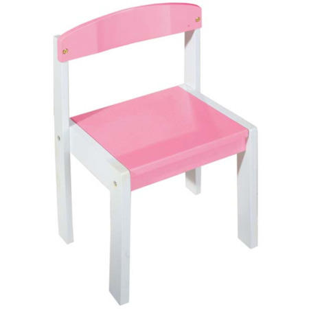 Interlink Isabella Pink and White Childrens Chair