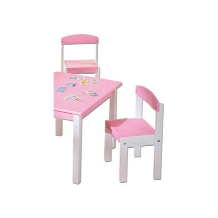 Interlink Isabella Pink and White Childrens Chair