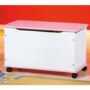 Isabella Pink and White Childrens Mobile Toy Box - 