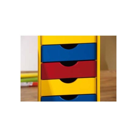Interlink Rainbow Kids Narrow Mobile Chest - Furniture123