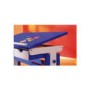 Interlink Maritime Blue and White Adjustable Desk