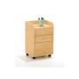 Interlink Liam Narrow Mobile Chest in Beech