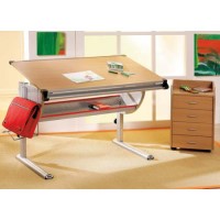 Interlink Liam 2 Piece Kids Study Set in Beech