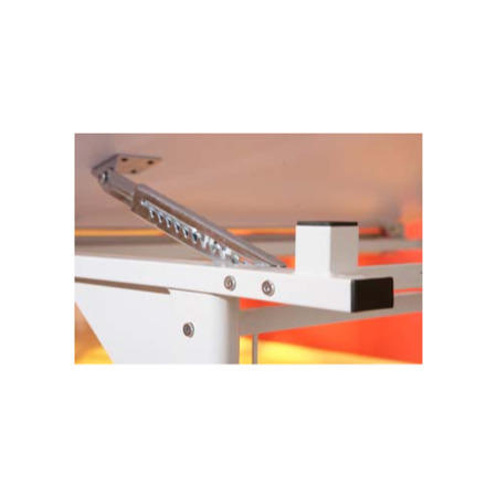 Interlink Arden Kids Adjustable Desk in White and Blue