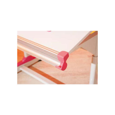 Interlink Arden Kids Adjustable Desk in White and Pink