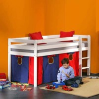 Brody White Pine Continental Midsleeper Bed - 