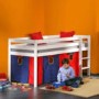 Brody White Pine Continental Midsleeper Bed - 