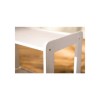 Interlink Meghan Solid White Pine 3 Shelf Bookcase