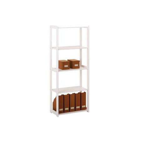 Interlink Meghan Solid White Pine 5 Shelf Bookcase