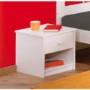 Interlink Cami Solid White Pine 1 Drawer Bedside Table